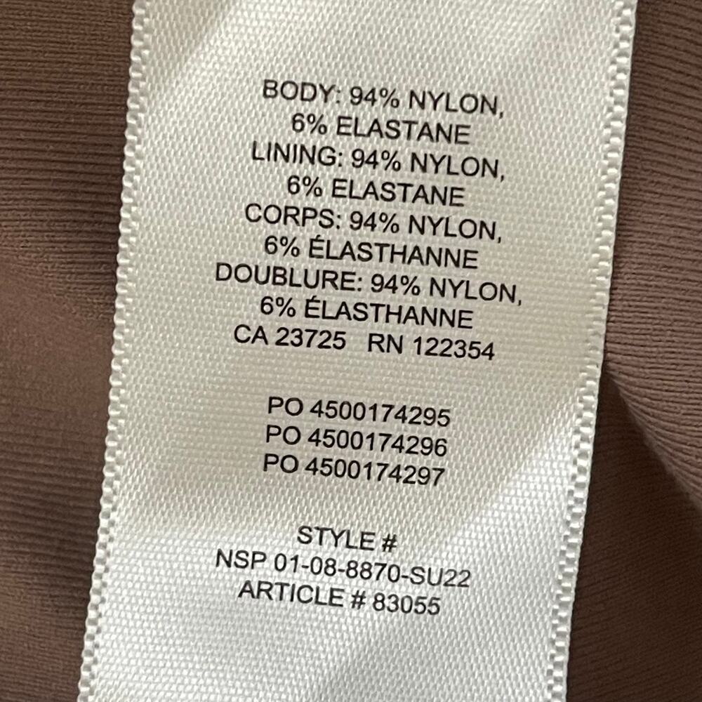 ARITZIA Babaton Contour Squareneck Mini Dress - Light Brown - Tan - Size S - Picture 5 of 5